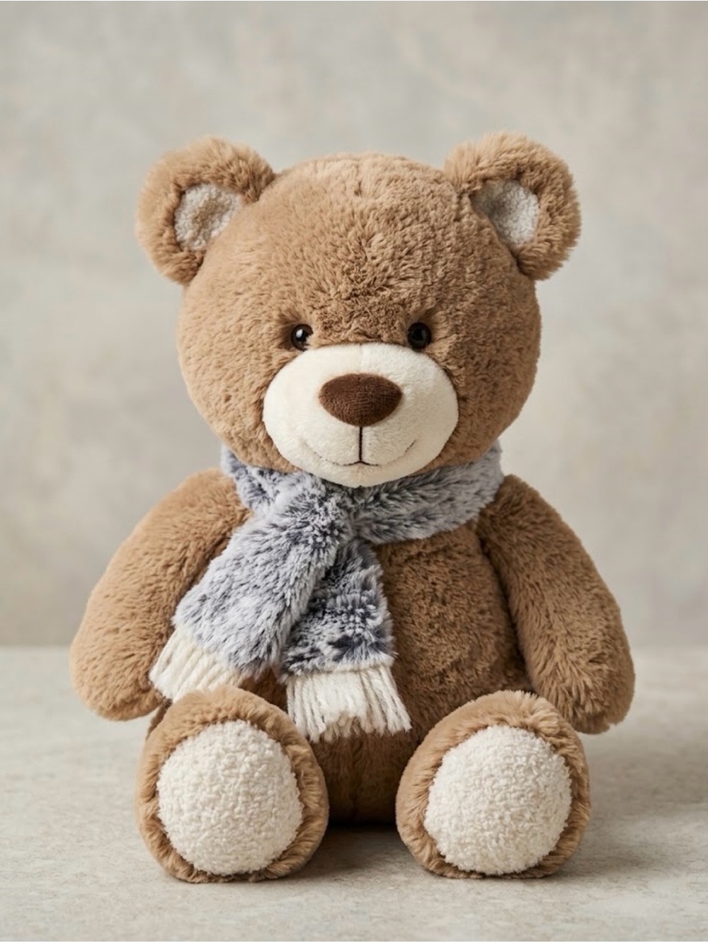 Animal Adventure Kids Unisex Plush Bear with Winter Scarf – NWOT